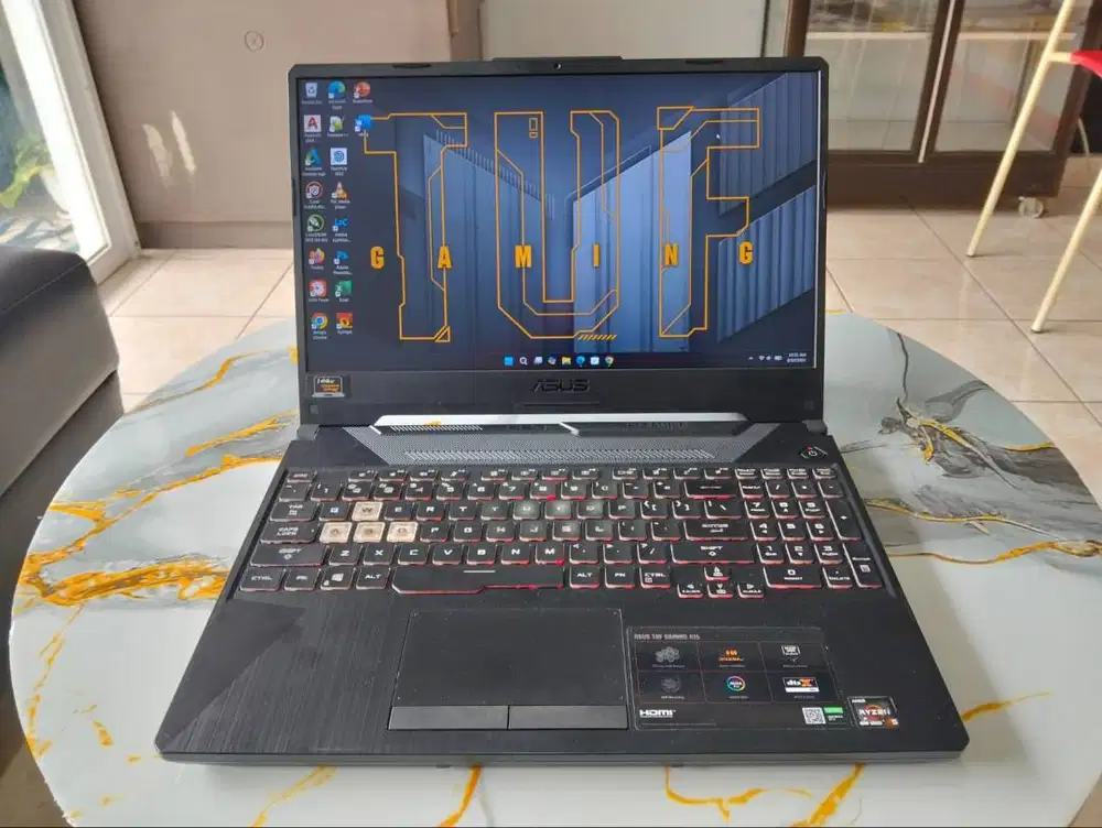 Laptop Gaming Ryzen 5 Asus Tuf A15 ram 8GB SSD 512GB Nvidia GTX1650