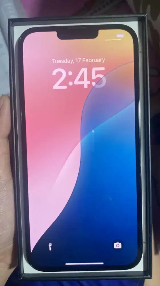 iPhone 13 Pro Max 128GB Fullset Mulus Ibox