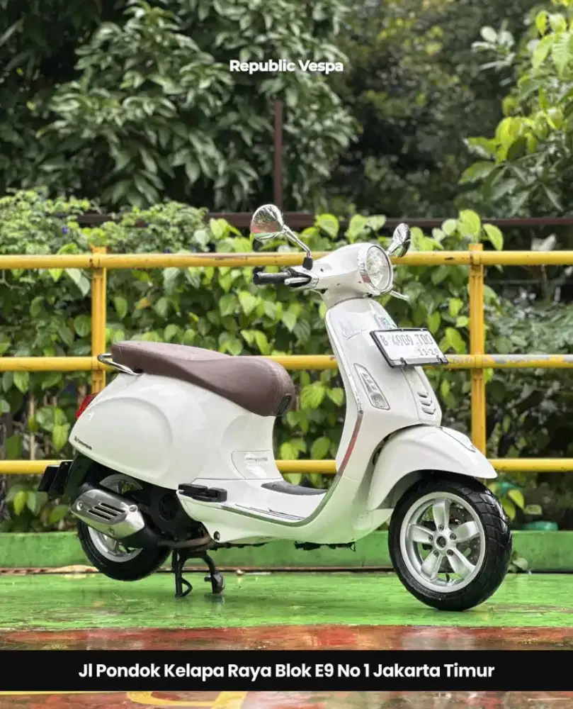 JUAL MURAH PIAGGIO VESPA PRIMAVERA 150 3V TAHUN 2014 PERFECT CONDITION