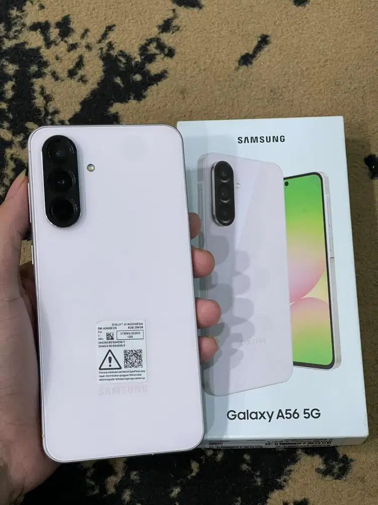 Samsung a56 8/256 pink fullset mulus, garansi on