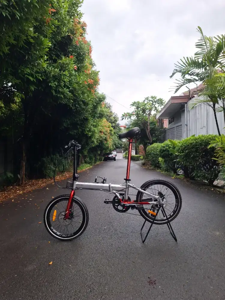 Sepeda Lipat Element Texas SILVER !!!