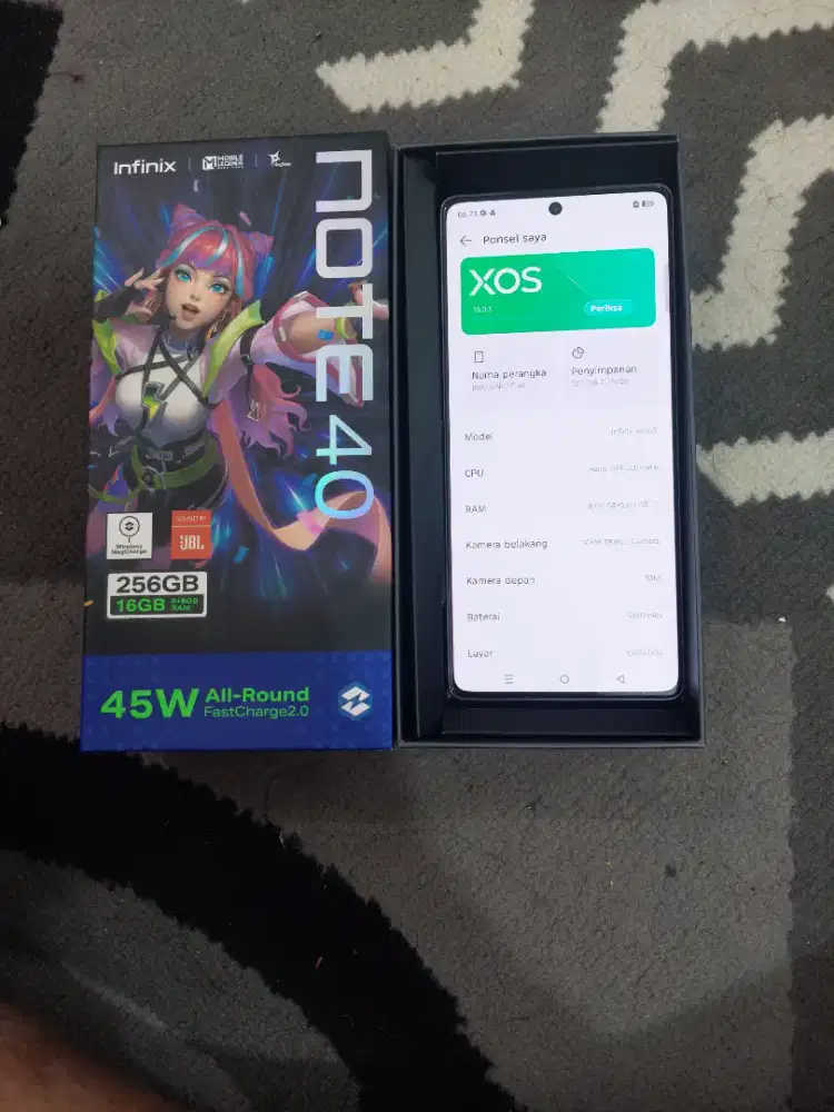 Infinix note 40 8/256