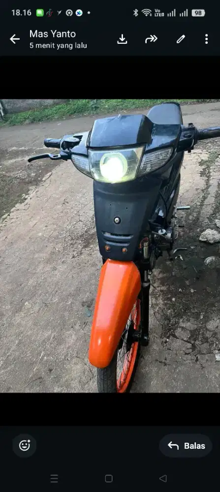 Jual motor Supra X  2003