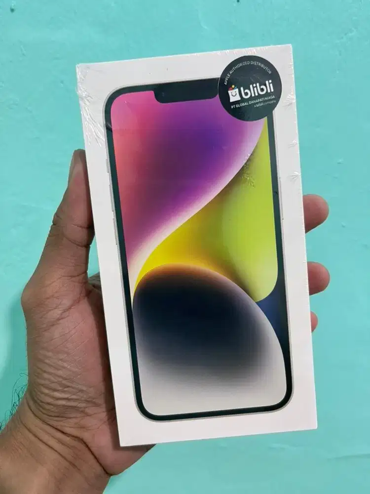 iPhone 14 128 Starlight Segel Garansi GDN