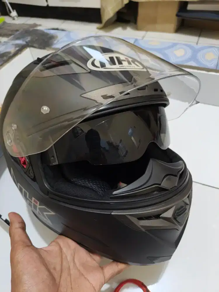 Helm NHK RX9 Black Doff/Hitam Doff