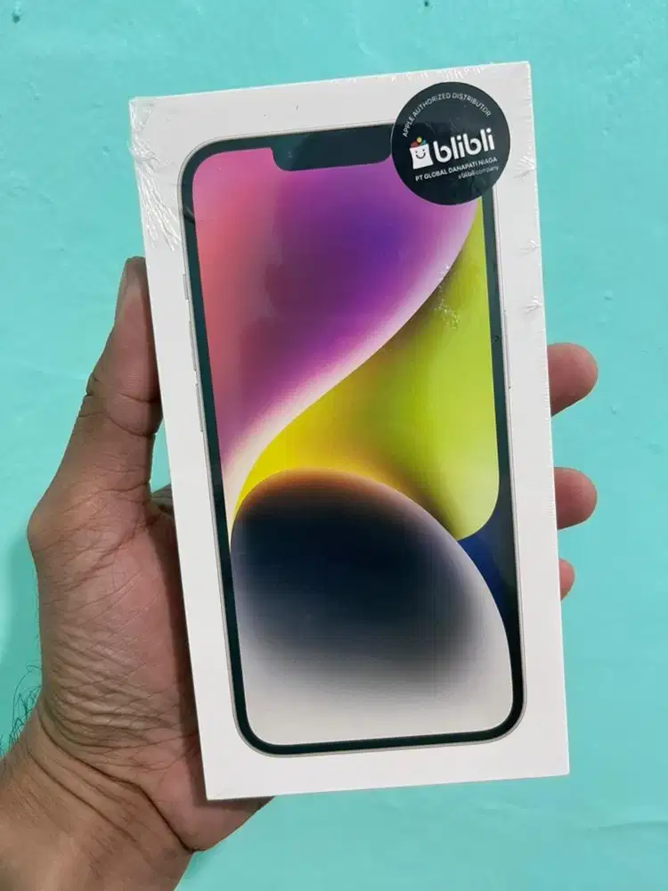 iPhone 14 128 putih new segel