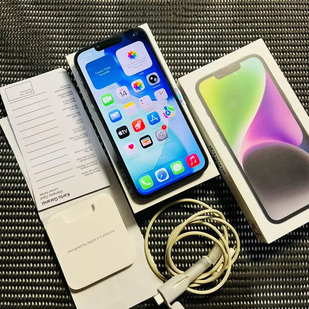Iphone 14 128 ibox garansi 09/2026