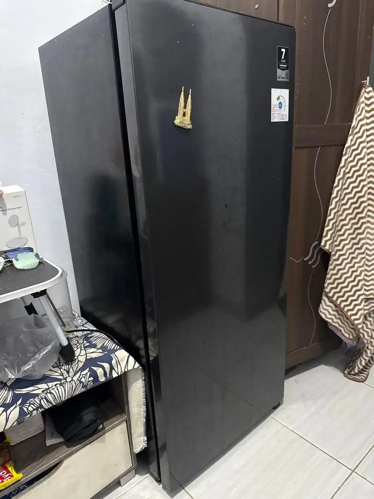 Dijual kulkas  merk AQUA AQR-D225(MDS), New 1D, PCM, Direct Coolin