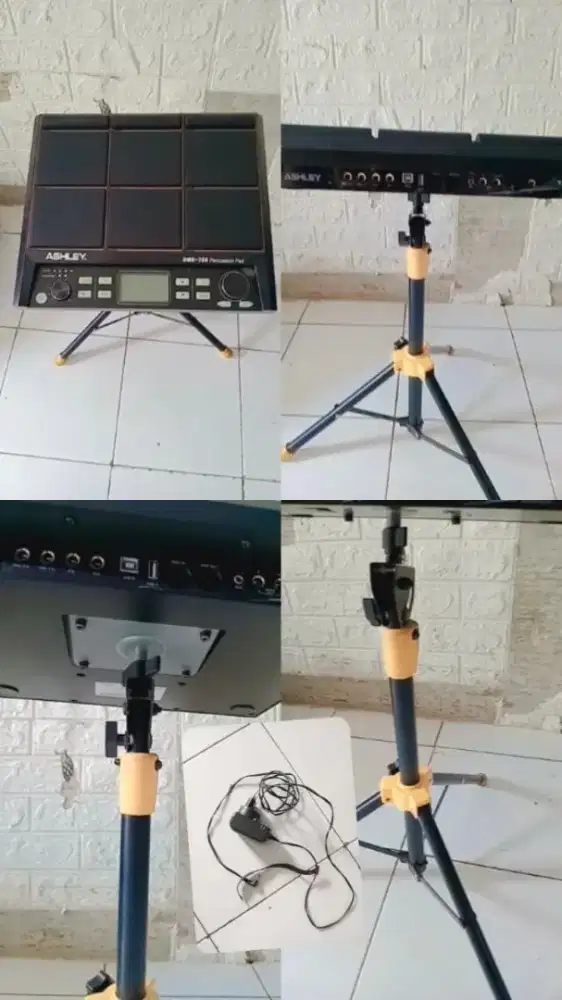 Drum pad ASHLEY DME 705 second rasa baru.