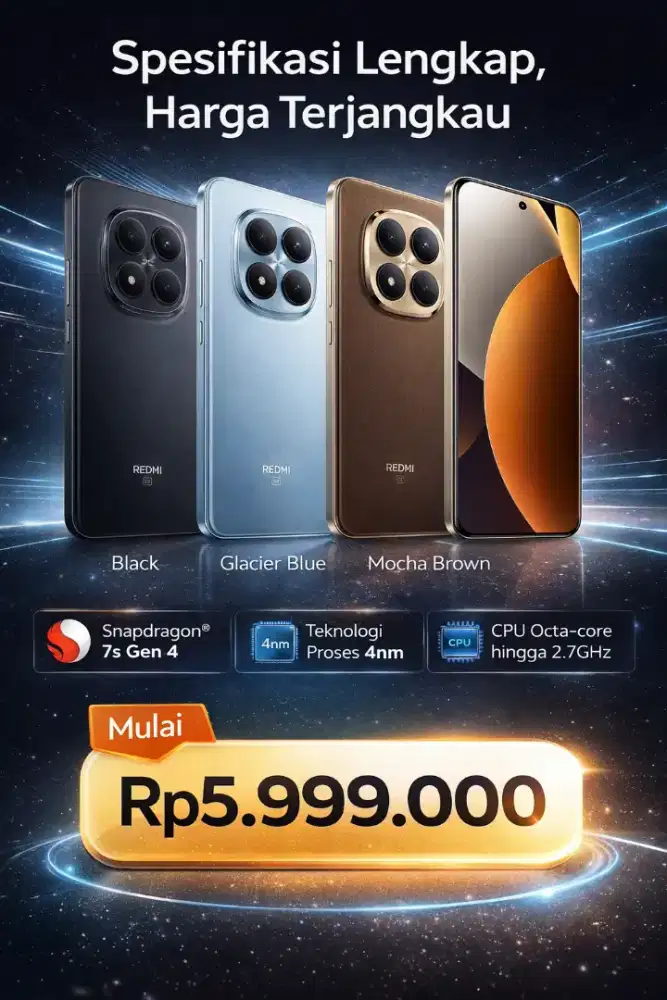 REDMI NOTE 15 PRO+ 5G GARANSI RESMI