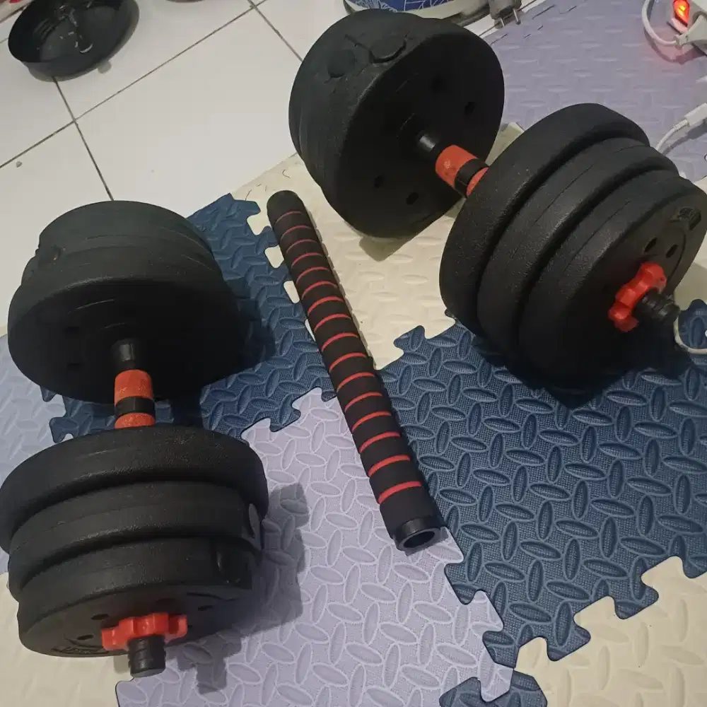 Dumbel 20Kg satu pasang, nego asal ga jauh dari harga awal