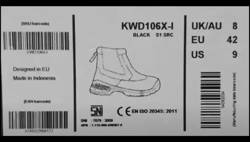 Sepatu safety uk.42 merk KING'S