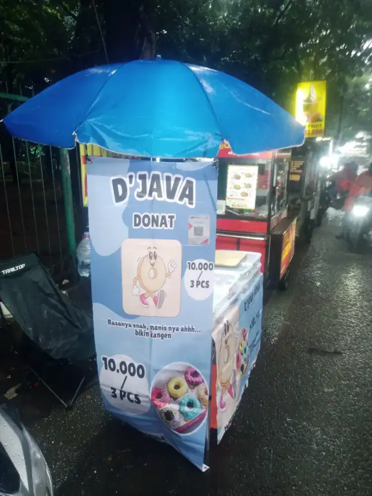JAGA STAND DONAT DI BKT DUREN SAWIT