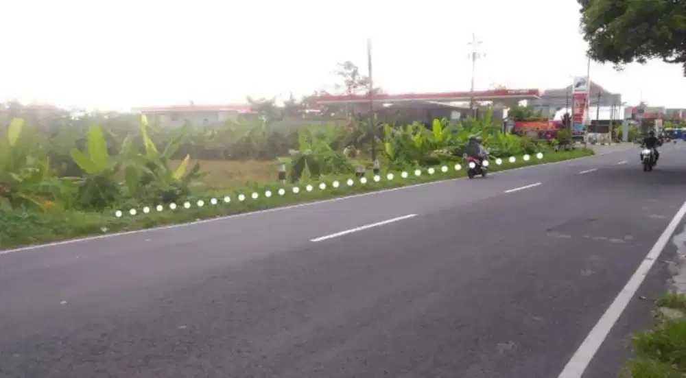 Tanah strategis pinggir jalan Kaliurang KM 11 Gentan Sleman