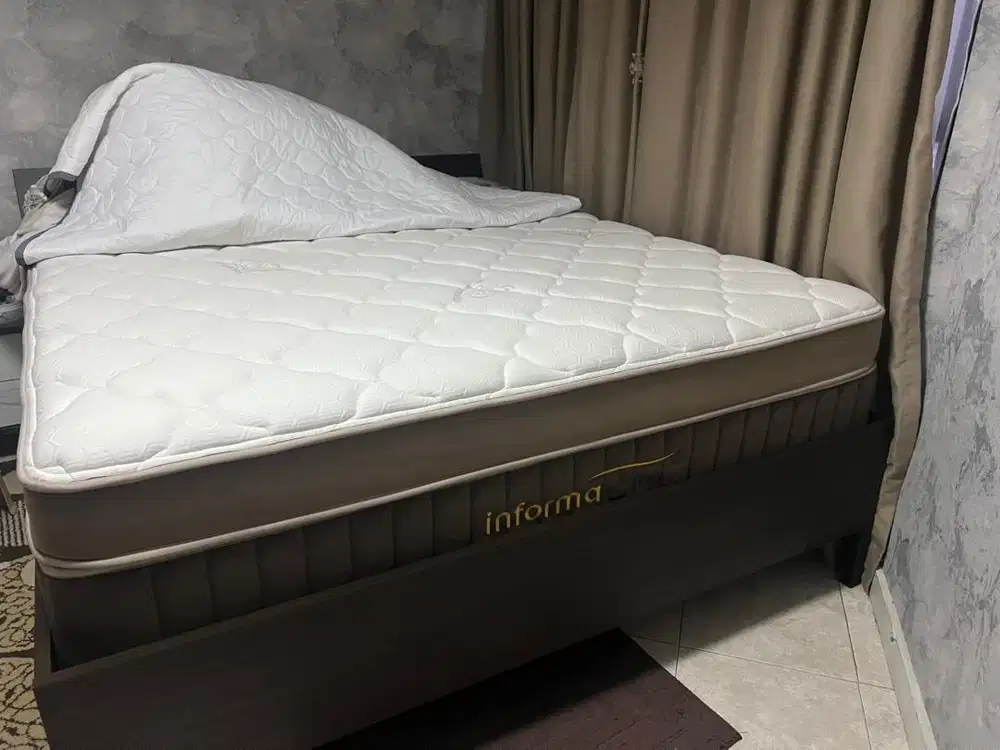 Informa Sleep 180x200x40 Cm Belgio Kasur Pocket Springbed - Cokelat