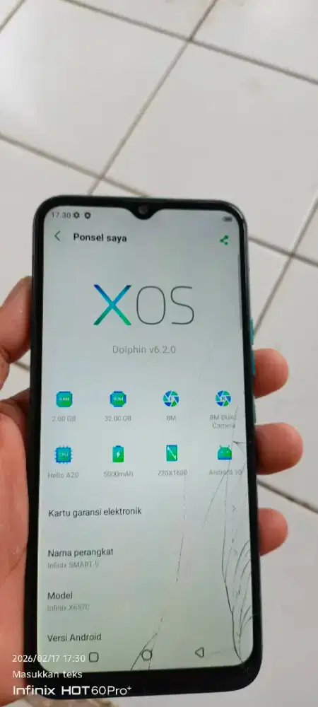 Smart 5.   2/32. Minus retak normal smua