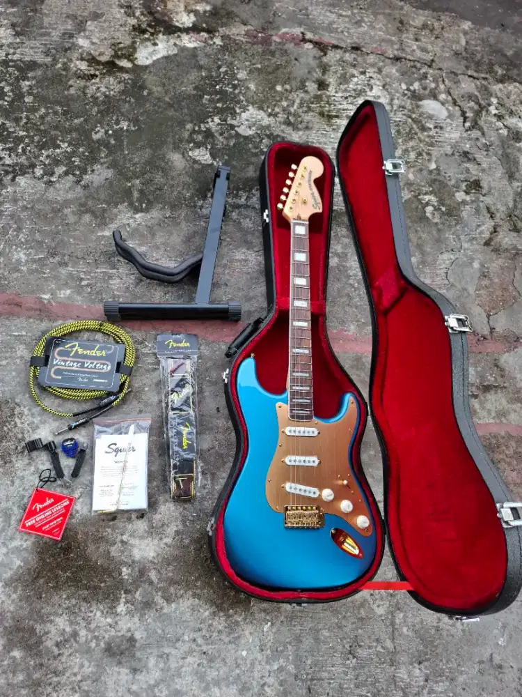 Gitar Squire Stratocaster 40th Anniversary Original Fullset