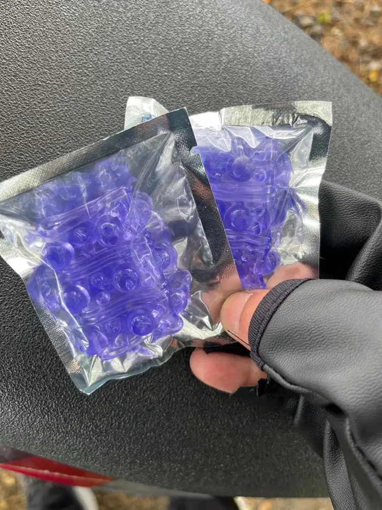 Sarung jari butuh motif benjol