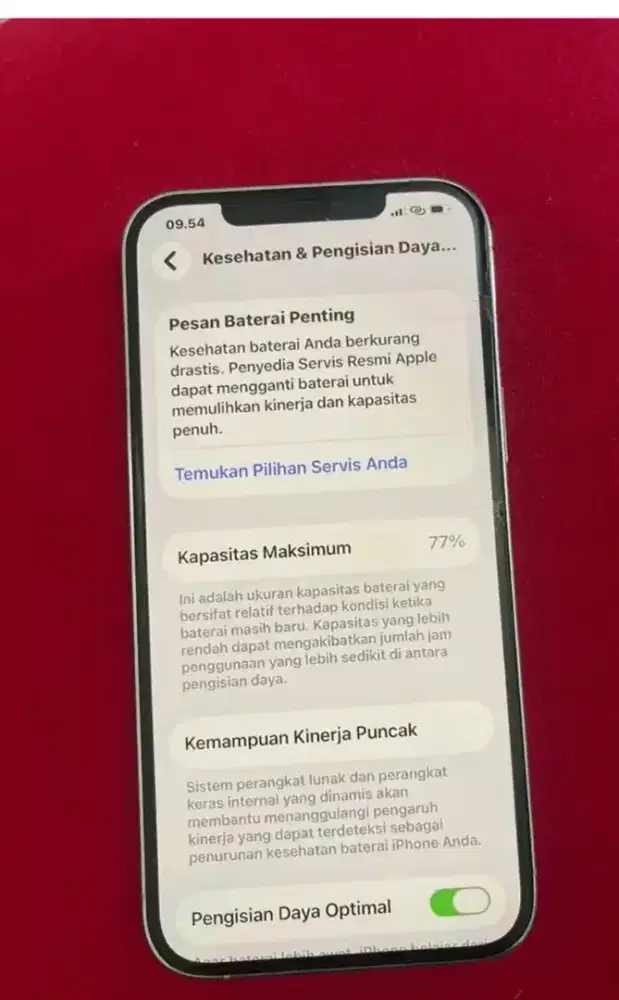 Iphone 12 promax white 256gb