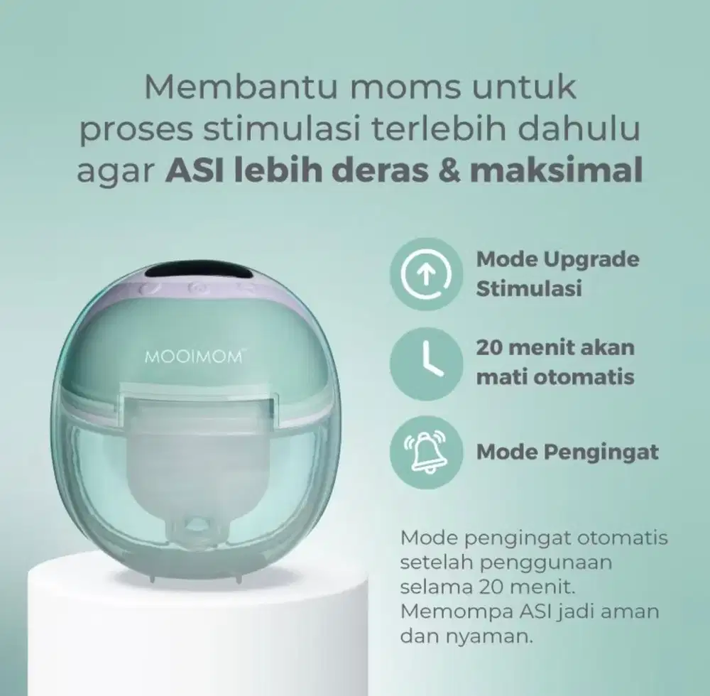 Mooimom Wireless Electric Breast Pump M3