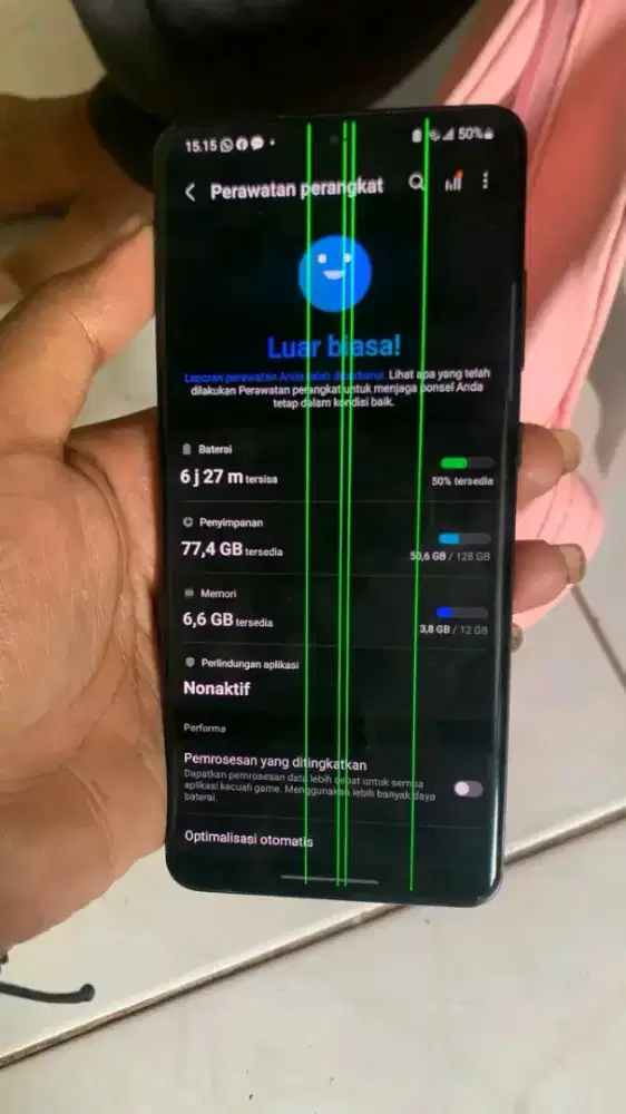 samsung s20 ultra ram 12gb minus