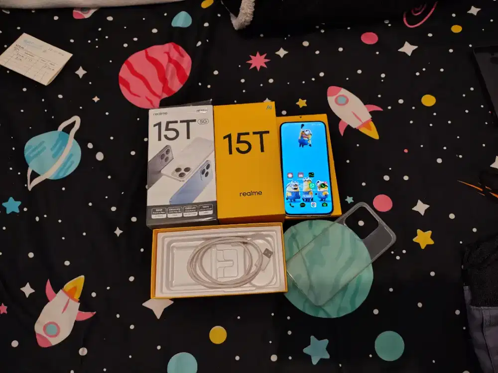 Realme 15T 5G Ram 8/256 Baterai 7000mAh Foto Video Dalam Air TT BT