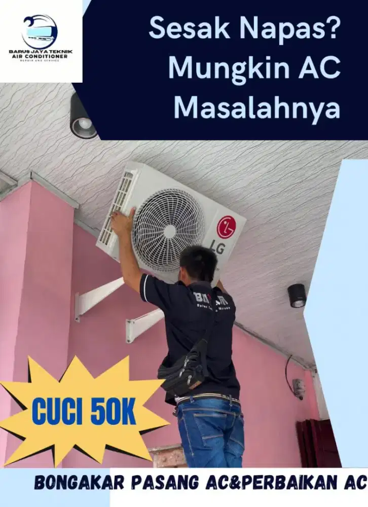 BONGKAR PASANG&SERVICE AC BERGARANSI