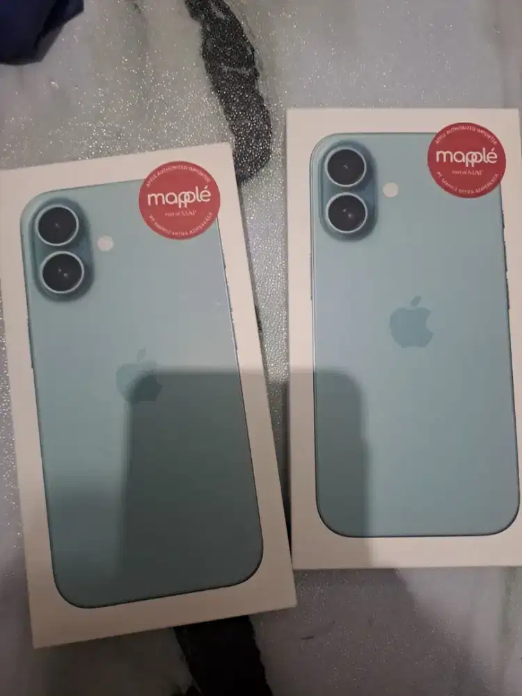 Apple Iphone 16 128 warna teal baru segel