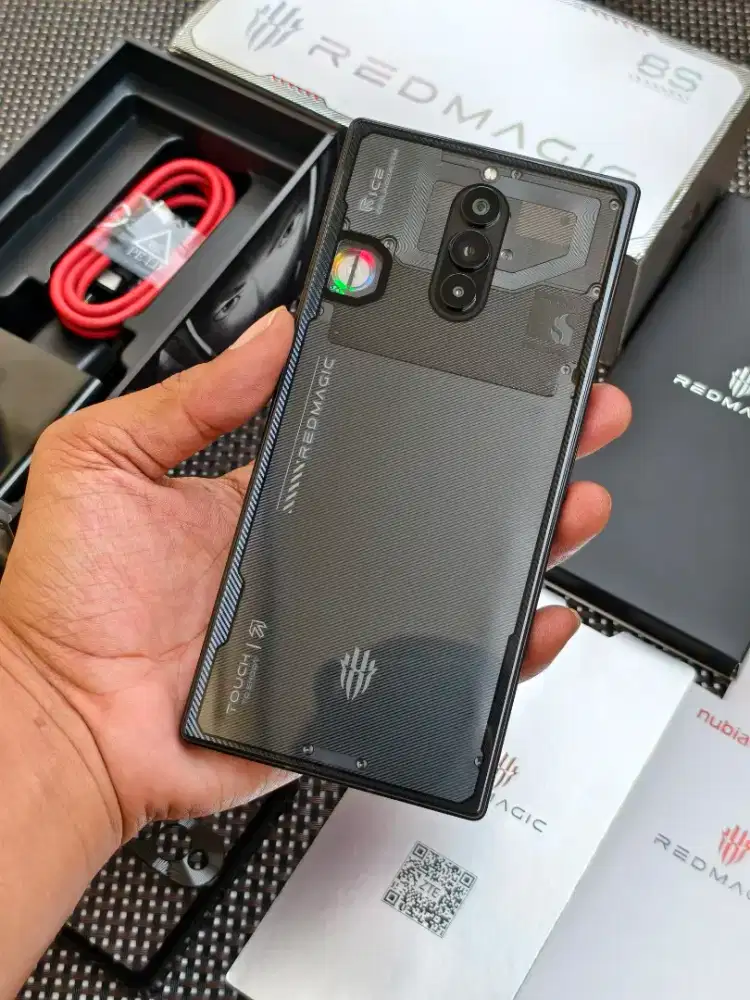 Red Magic 8s Pro 16/512GB Aurora Transparent Edition Garansi Resmi