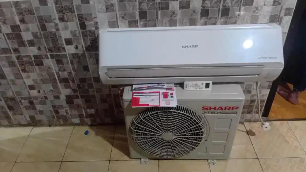 Ac sharp inverter 1pk siap pasang