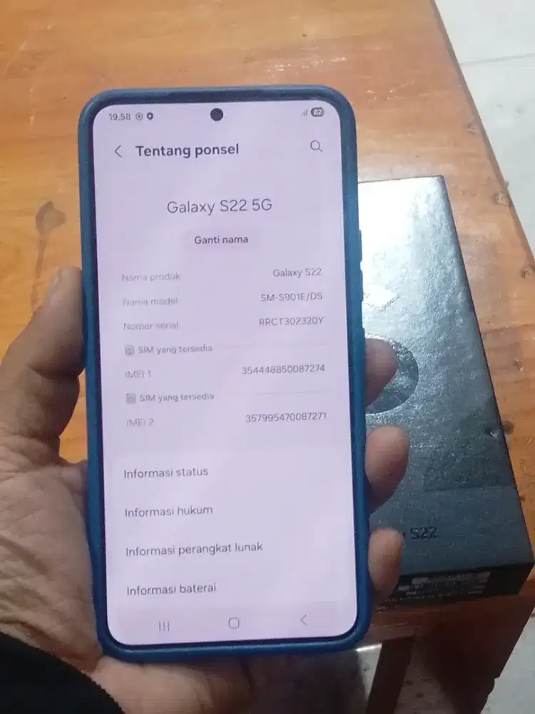 Samsung S22 5G resmi sein