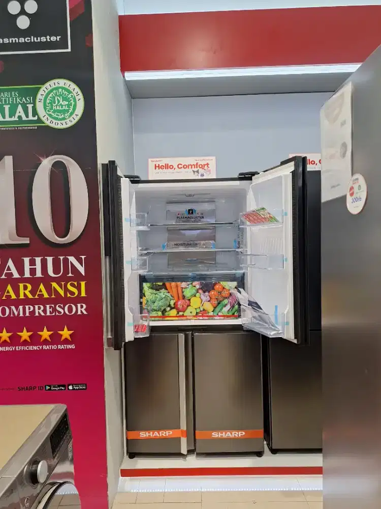 PROMO CREDIT KULKAS SHRAP 4 PINTU 639L NO DP