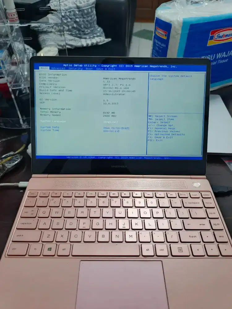 Laptop Mainbenben Ram 8, No SSD No Casan, No Baterai