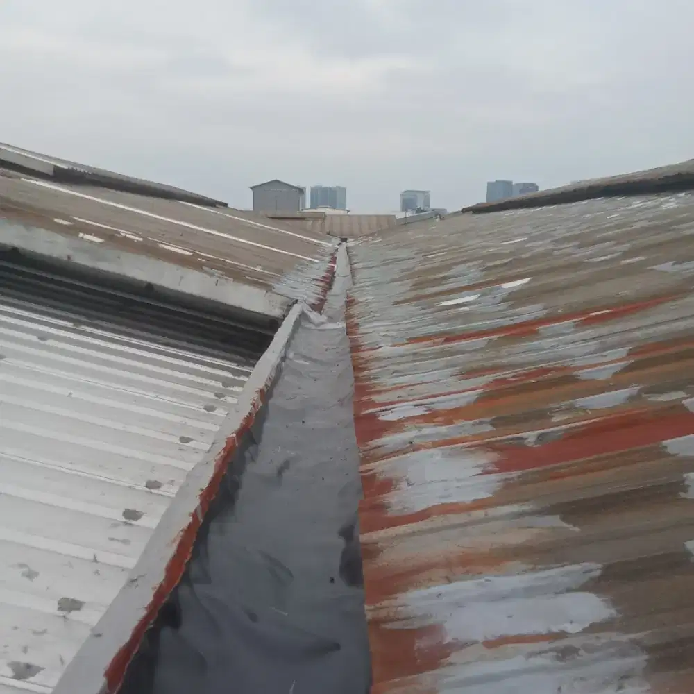 Tukang perbaikan atap bocor, plapon rembes, talang air, atap baja dll