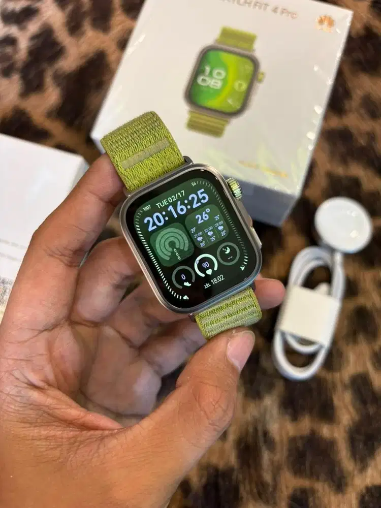 Huawei Watch Fit 4 Pro Resmi (Green)