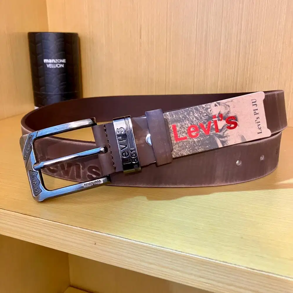Sabuk / Belt Levis Vintage [ Kulit Asli ]