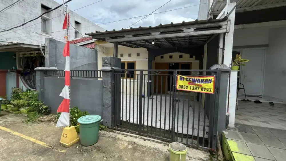 Disewakan Rumah Cikarang Baru PUMA 3 KM Tidur depan Fasos Masjid