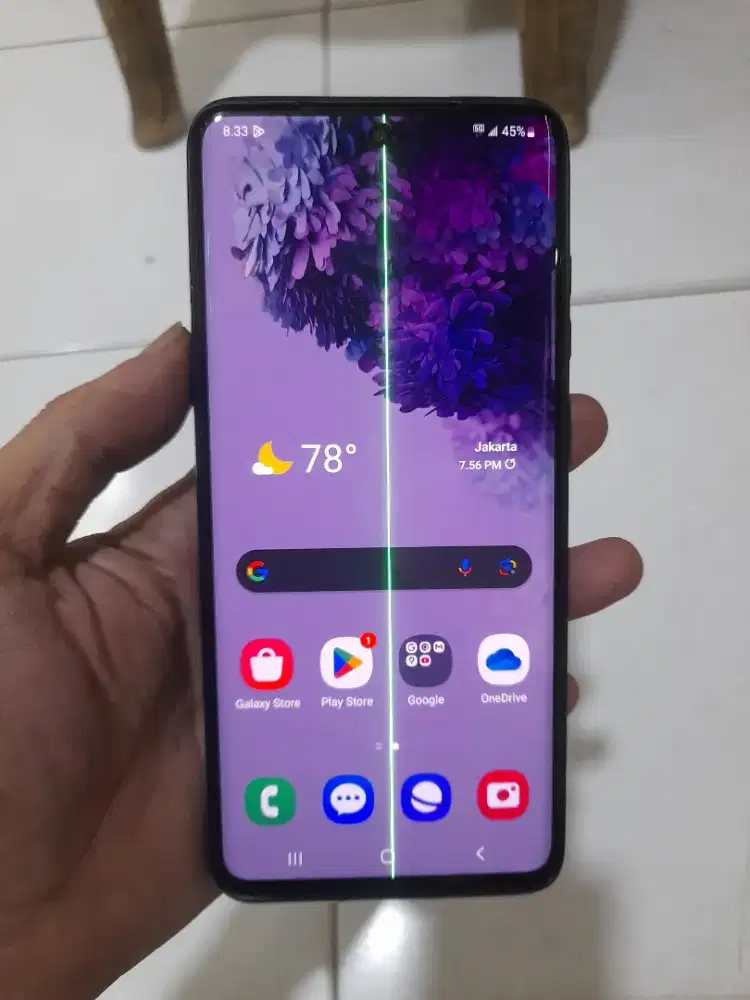 Dijual samsung S20+ 5G ram 12/128 normal masih original semua mulus