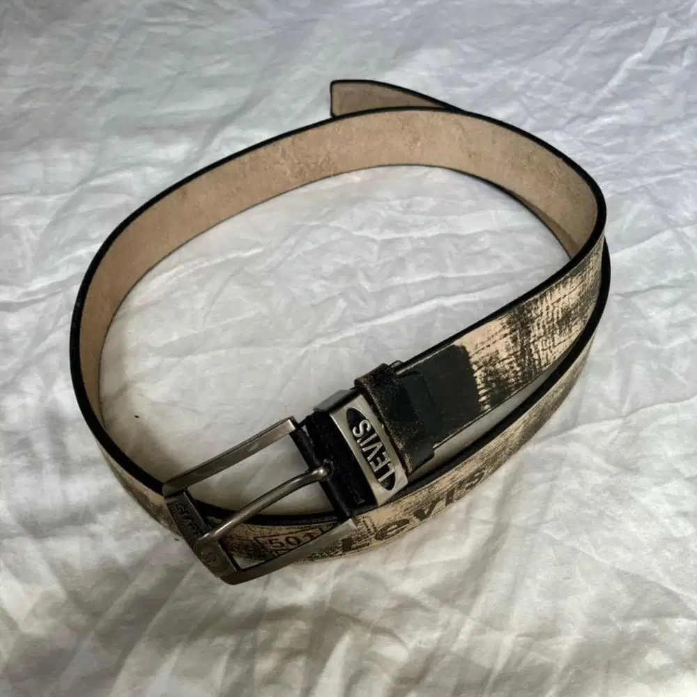 Sabuk / Belt Levis Vintage [ Kulit Asli ]
