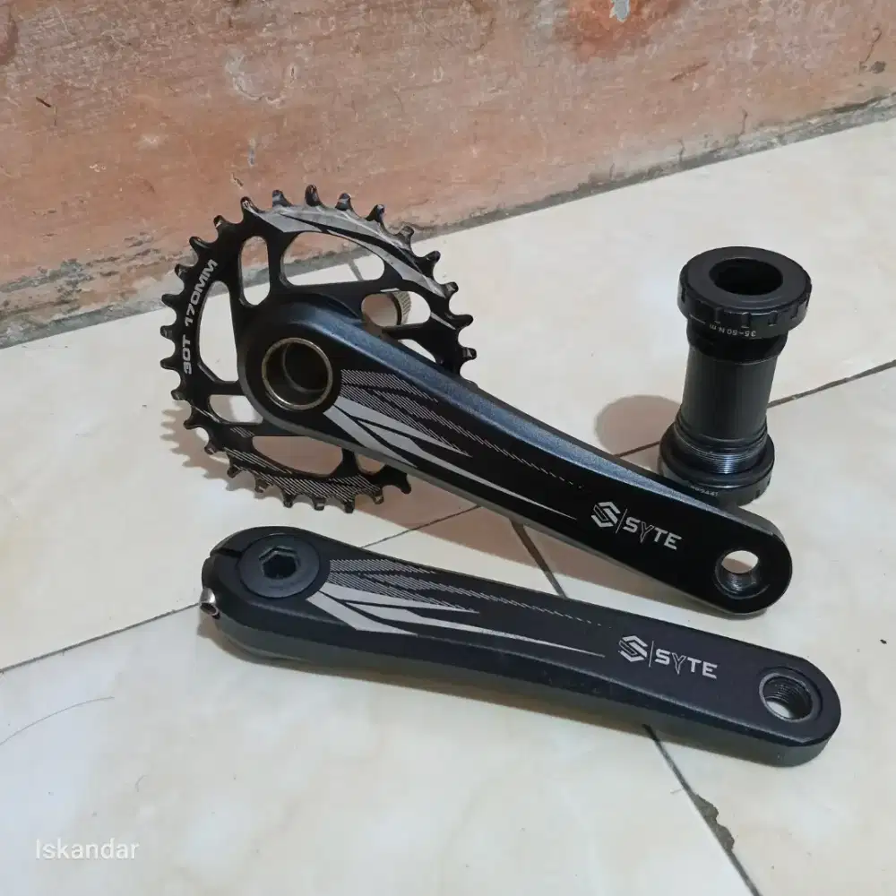 Crank singel MTB syte