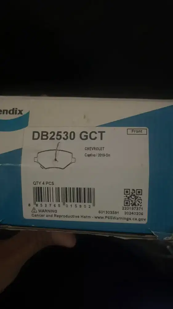 Bendix Brake Pad Chevrolet Captiva