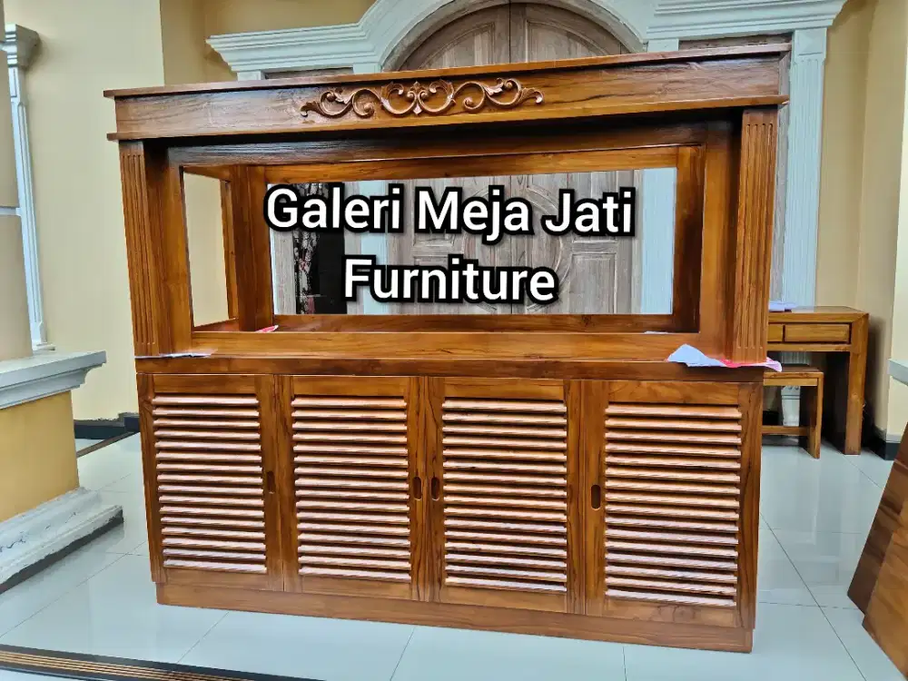 meja aquarium jumbo ukuran 180x55x160