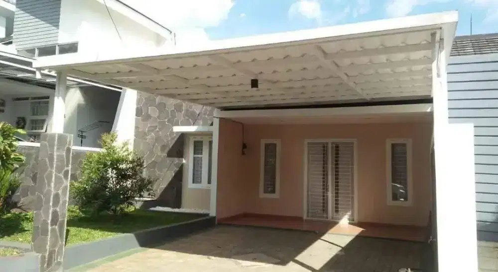 Kanopi double layar minimalis