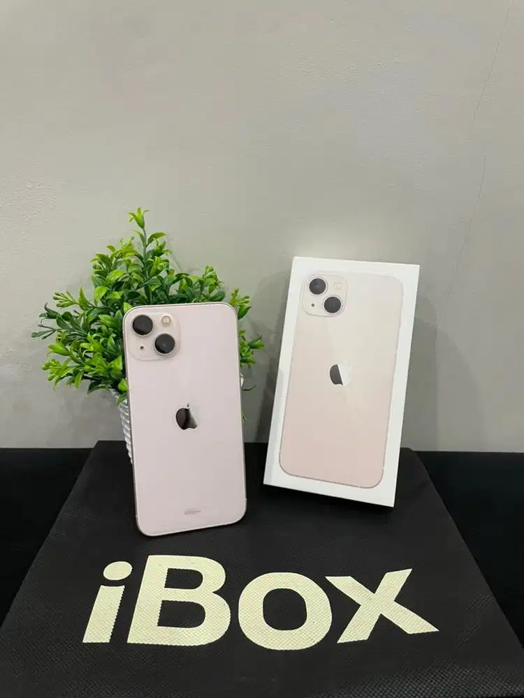 IPhone 13 128GB iBox Pink mulus Fullset Ori BH 84% 3Utool 98 Permanent