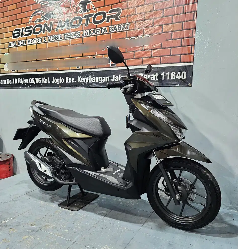 Seperti baru! HONDA NEW BEAT DELUXE CBS ISS 2020 Pajak ON 110 Fi