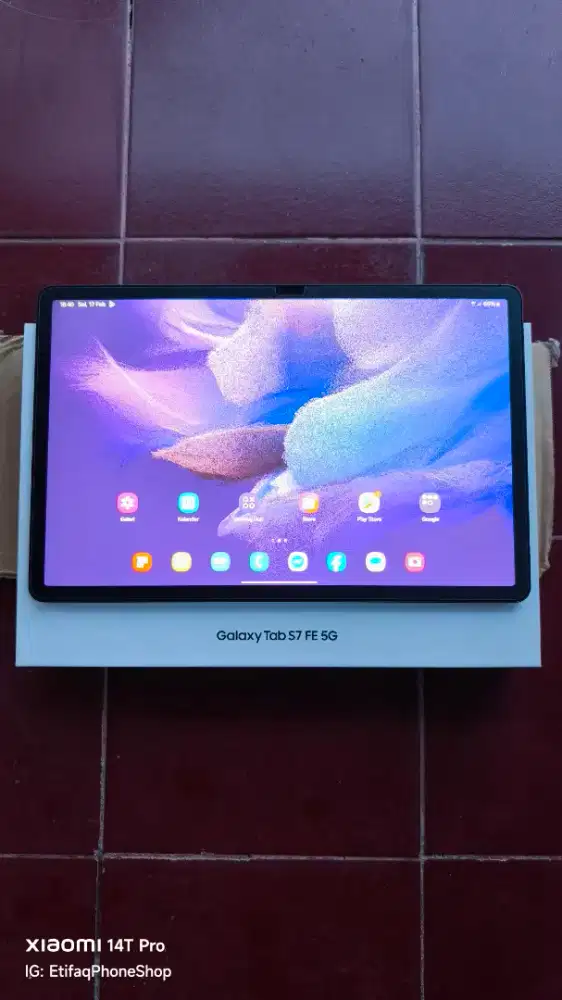 Samsung Tab S7fe 5G Fulset Ori Garansi Resmi Galaxy TabS7fe Tab S7 FE