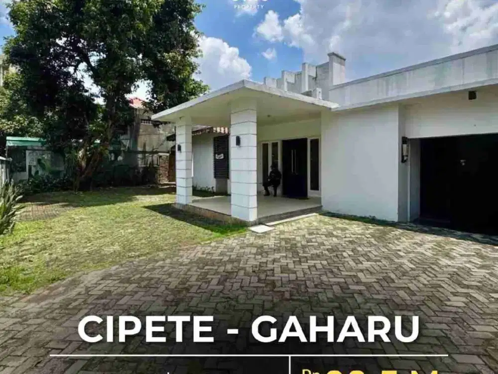 Rumah Halaman Luas di Gaharu Cipete Jakarta Selatan