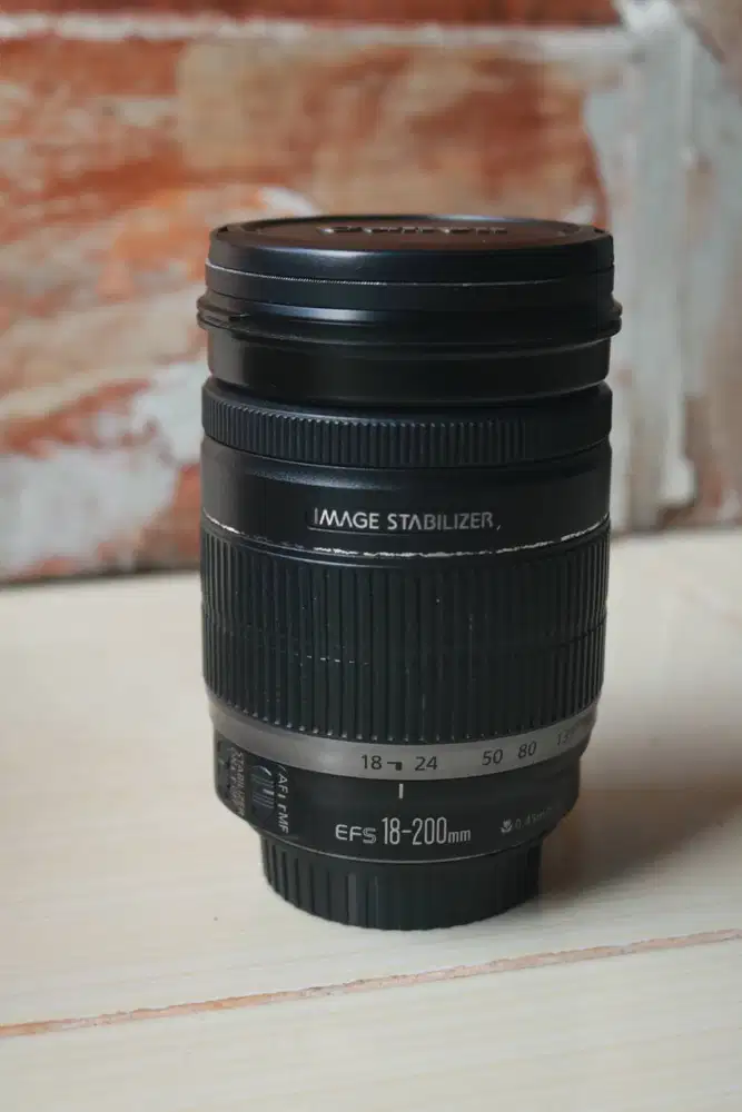 Lensa Canon 18-200mm F3.5-5.6 IS Lensa Tele Sapujagat NEGO!! MURAH