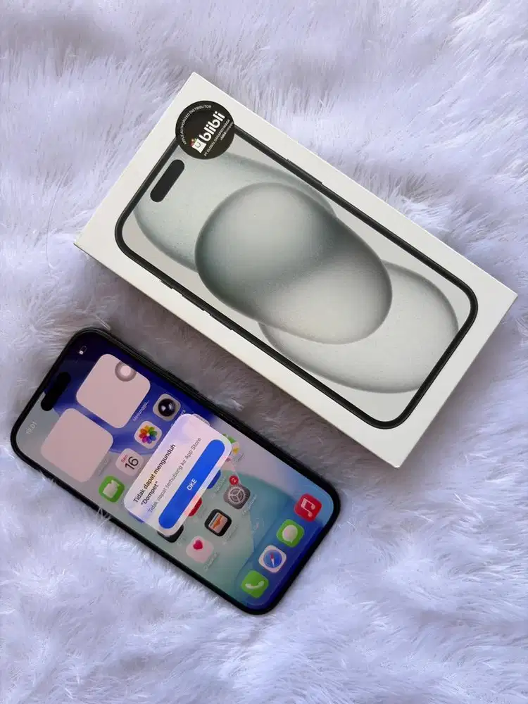 iphone 15 128gb black resmi blibli