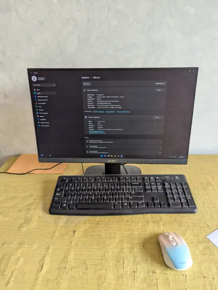 Jual Pc+keyboard+monitor+mouse